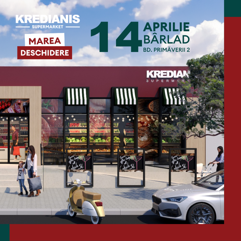 KREDIANIS extinde portofoliul de puncte de vânzare cu o nouă locație în Bârlad